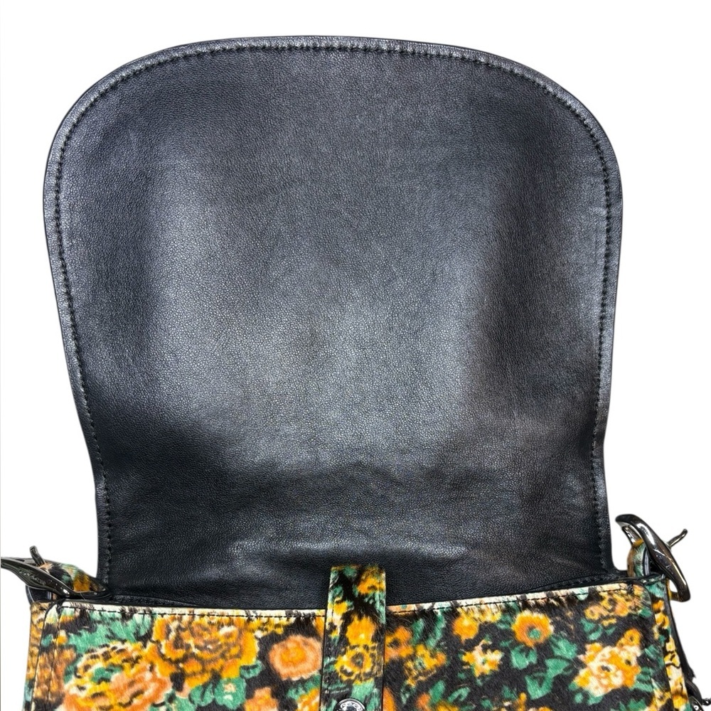 Coach 1941 Saddle 23 Printed Haircalf Crossbody Limited Edition Floral Unicorn - Picture 13 of 17